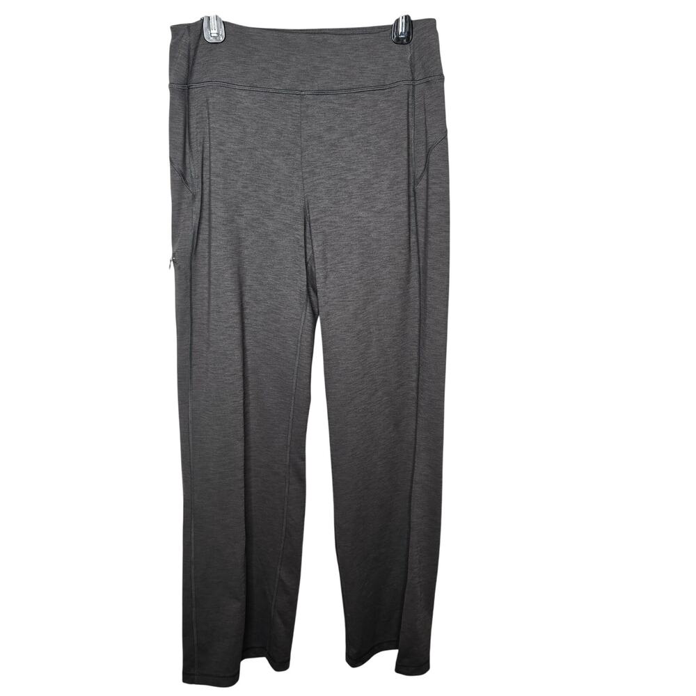Duluth Trading Co. Gray Wide Leg Pull-On Pants Leggings Size S x 31
